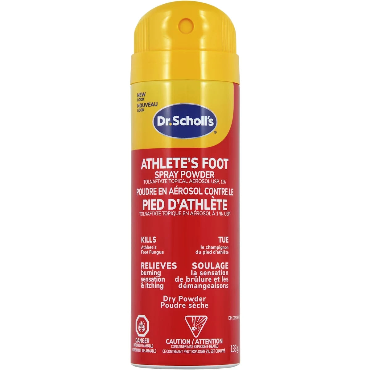 Poudre en aérosol contre le pied d’athlète Dr. Scholl’s®