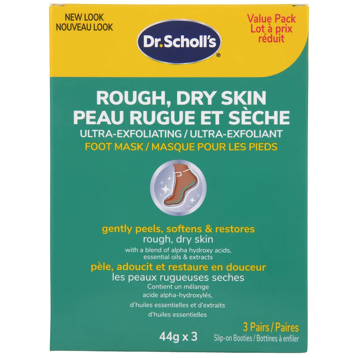 Masque pour les pieds ultra-exfoliant Dr. Scholl’s®, paquet de 3