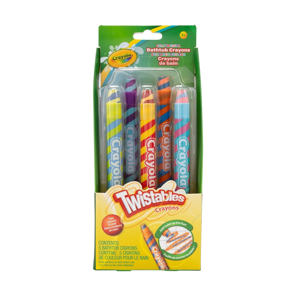 Pq5 Crayons De Bain Twistables