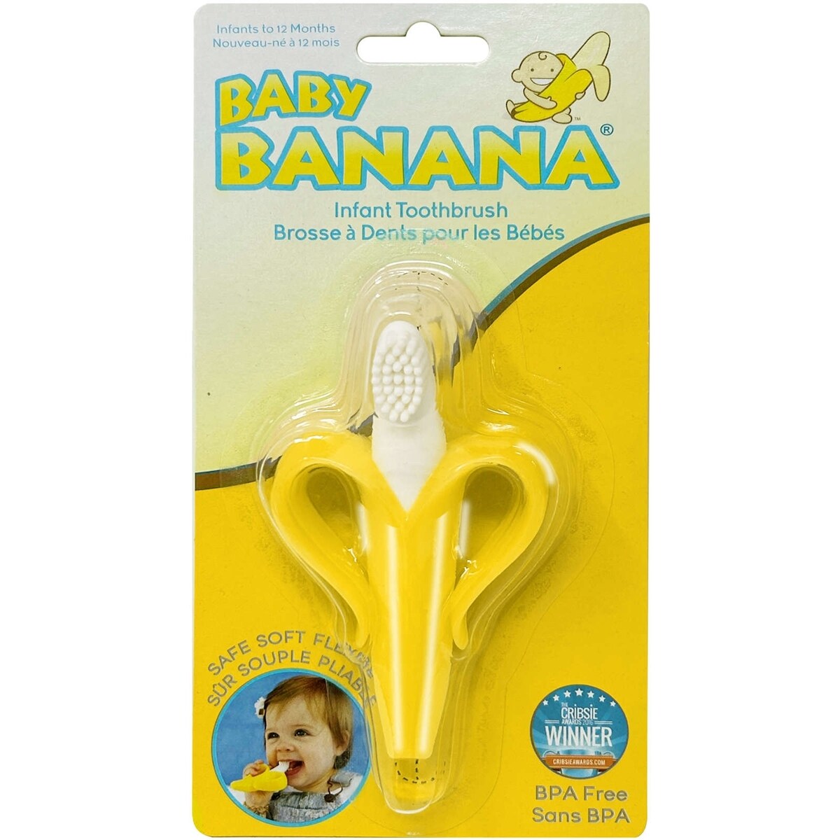 Banana Brush Brosse à Dents pour Bébé