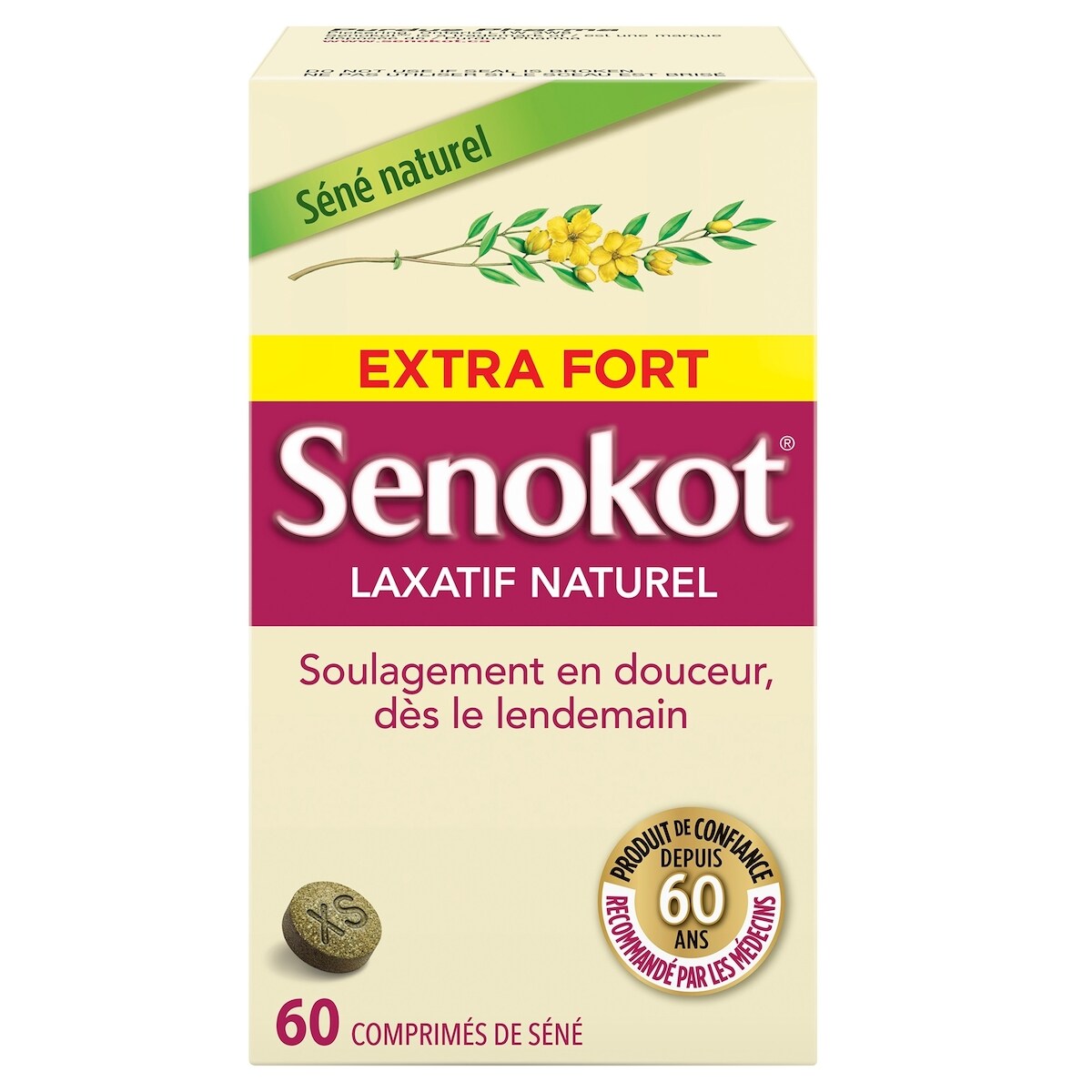 Extra Fort Laxatif Naturel 60ct