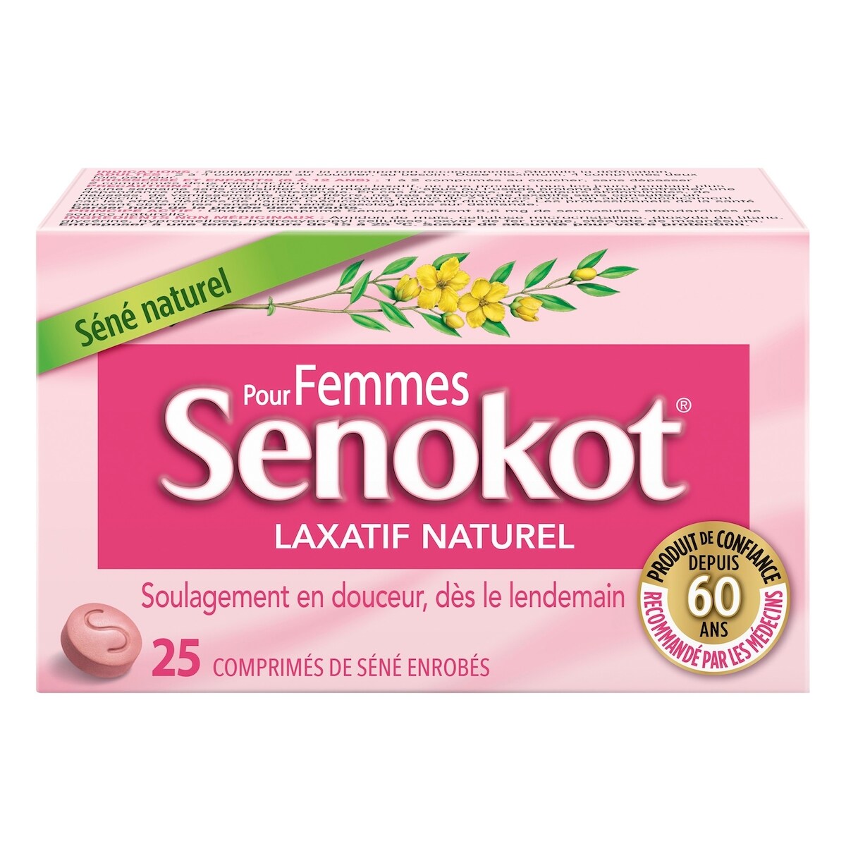 Pour Femmes Laxatif Naturel 25ct