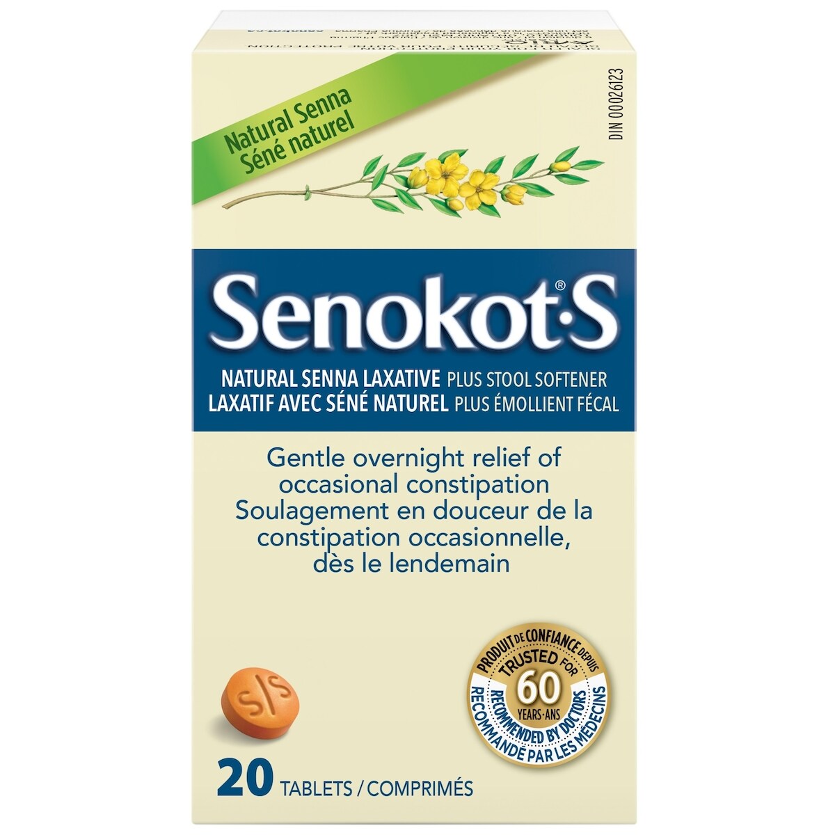 S Laxatif Naturel Plus Émolient Fécal