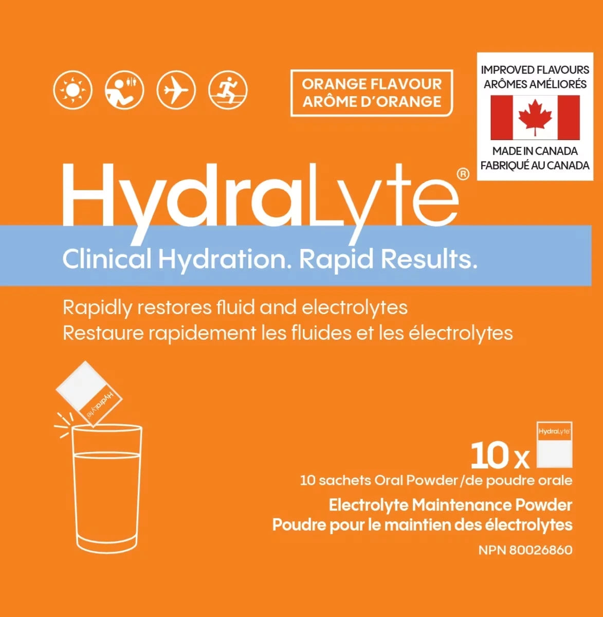 Poudre Pour Le Maintien Electrolyte Orange
