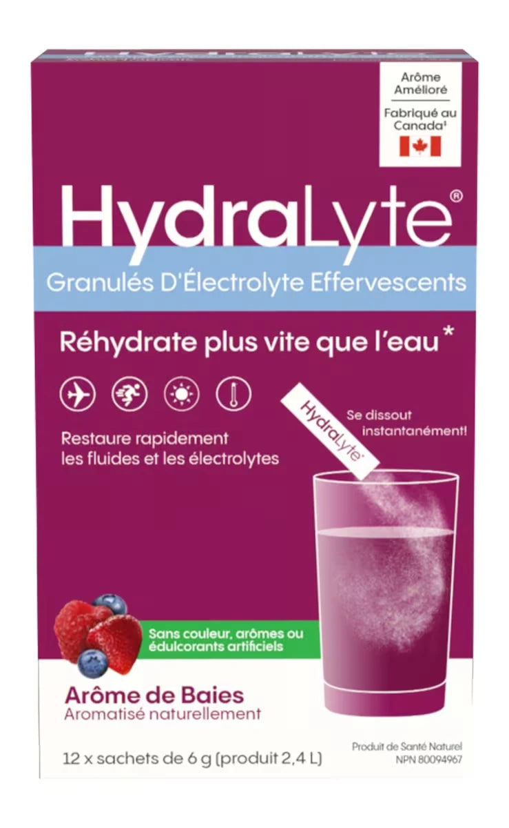 Graunlés D'électrolytes Effervescent Petit Fruits