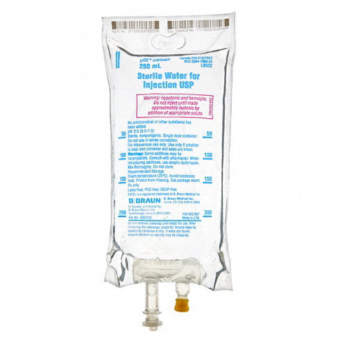 Sterile Water USP, Clear B. Braun