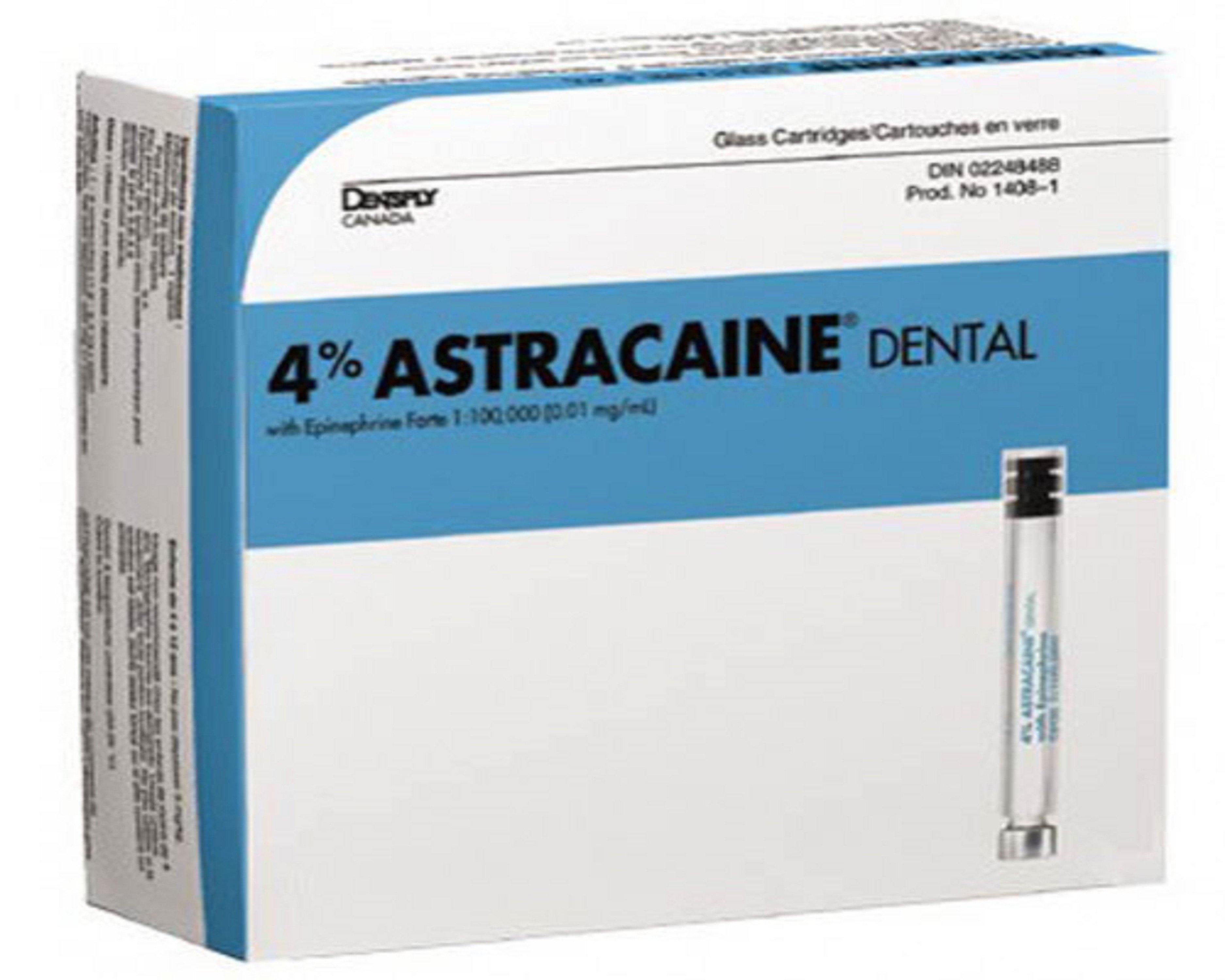 Astracaine™ – Articaine HCL 4% with Epinephrine, 1.8 ml cartridges, 100/Pkg